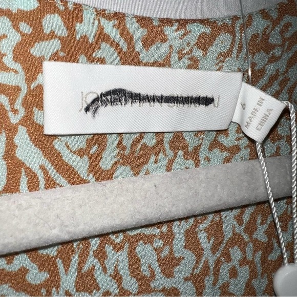 Jonathan Simkhai Priscilla Marocain High/Low Midi Dress - Picture 4 of 6